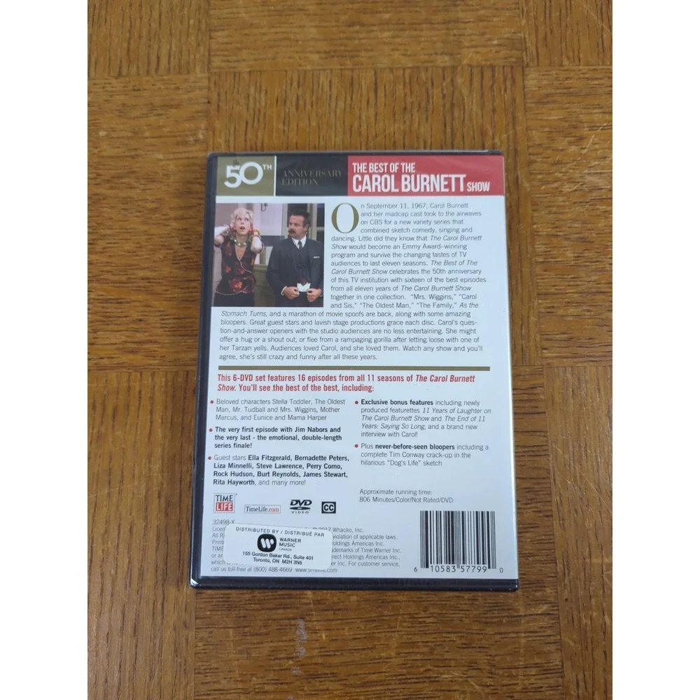 New The Best Of The Carol Burnett Show 50th Anniversary Edition (DVD, 6 Discs) - Picture 2 of 3